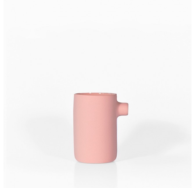 Petit pot en porcelaine rose - Kira Ni