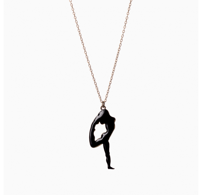 Mouvement de danse Necklace black - Titlee Paris x Musée Rodin