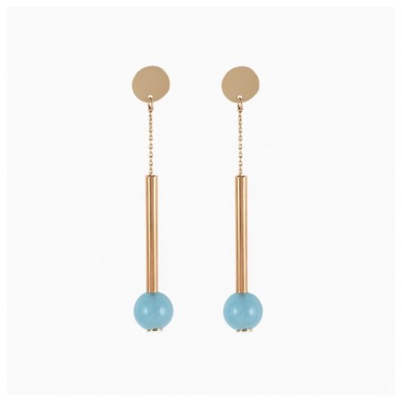 Turquoise Wolcott earrings - Titlee Paris