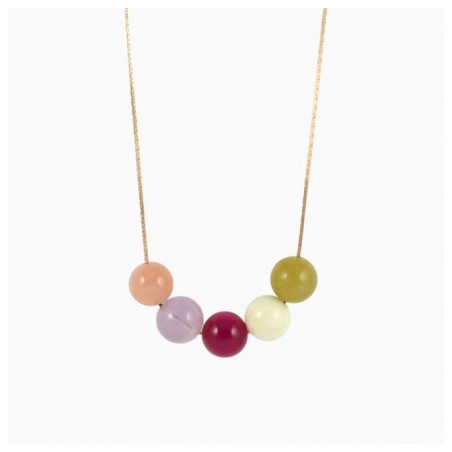 Pink Wolcott Necklace - Titlee