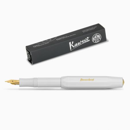 White Kaweco Sport fountain pen
