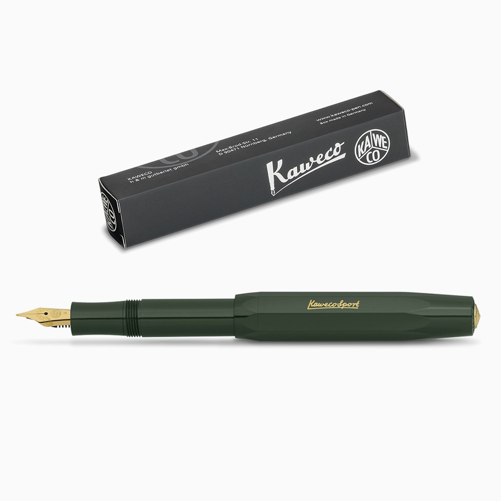 Green Kaweco Sport fountain pen