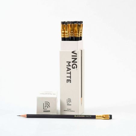 Boîte de 12 crayons Blackwing "Matte"