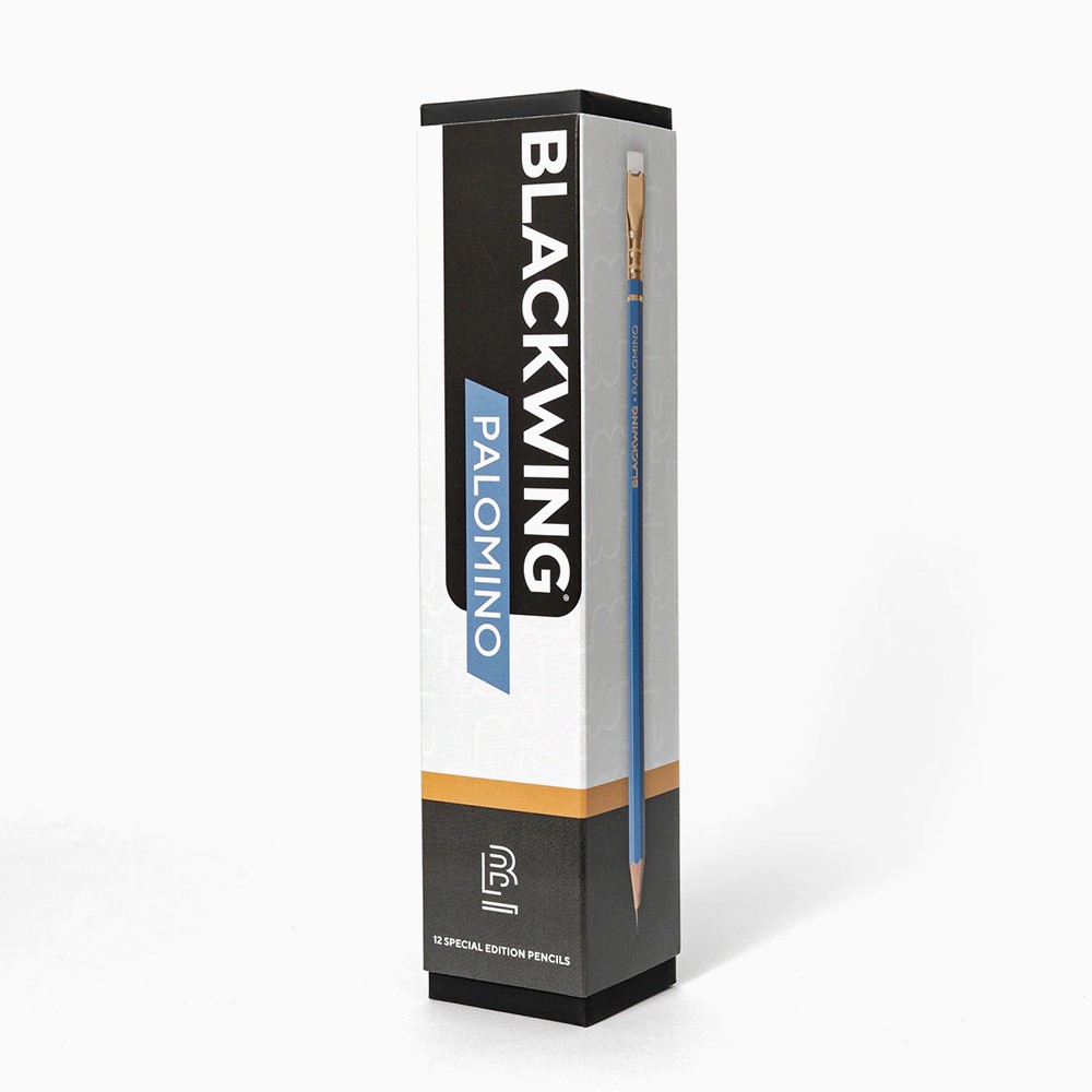 Boîte de 12 crayons Blackwing Palomino bleu - Blackwing
