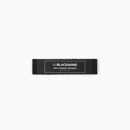 10 black replacement erasers - Blackwing