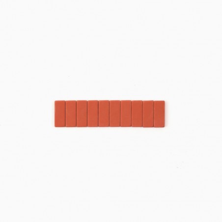 10 red replacement erasers - Blackwing
