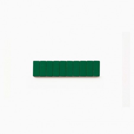 10 green replacement erasers - Blackwing