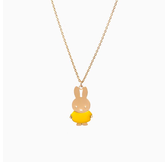Miffy Necklace yellow - Titlee Paris x Miffy
