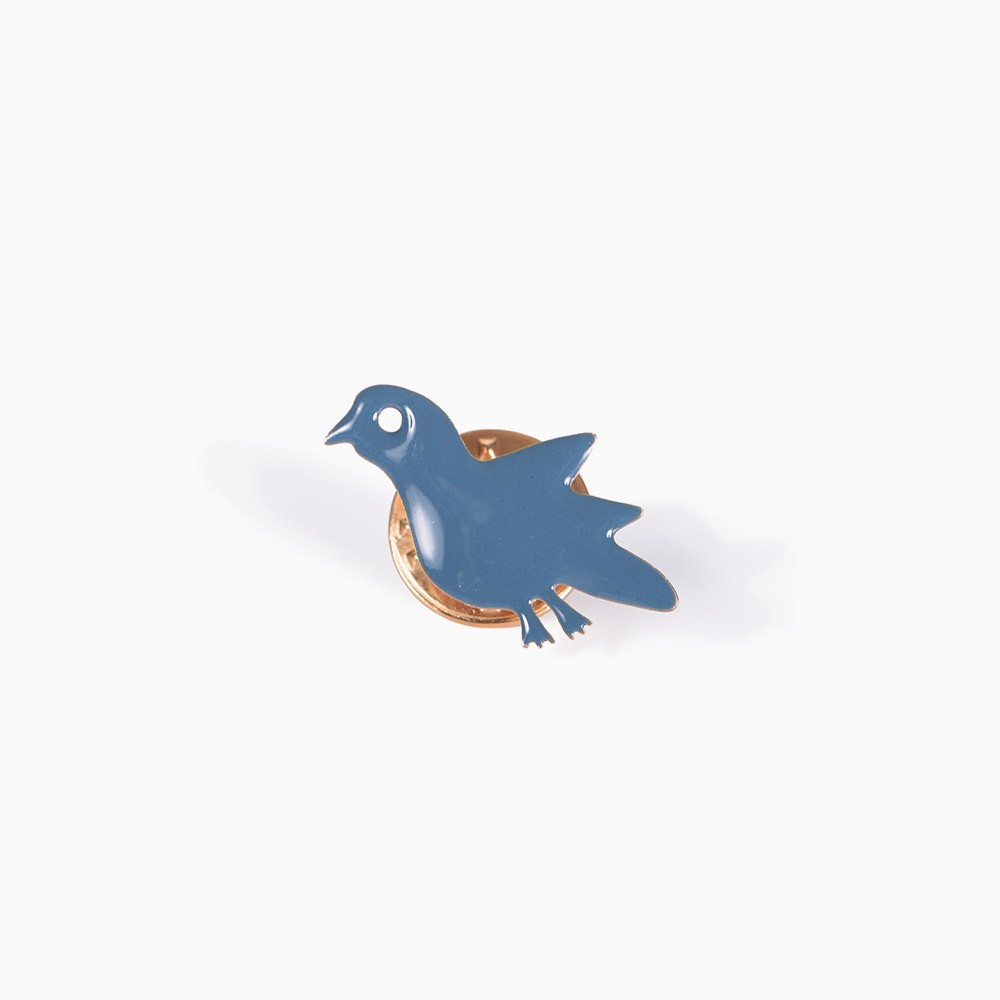 Pigeon pin blue - Titlee Paris