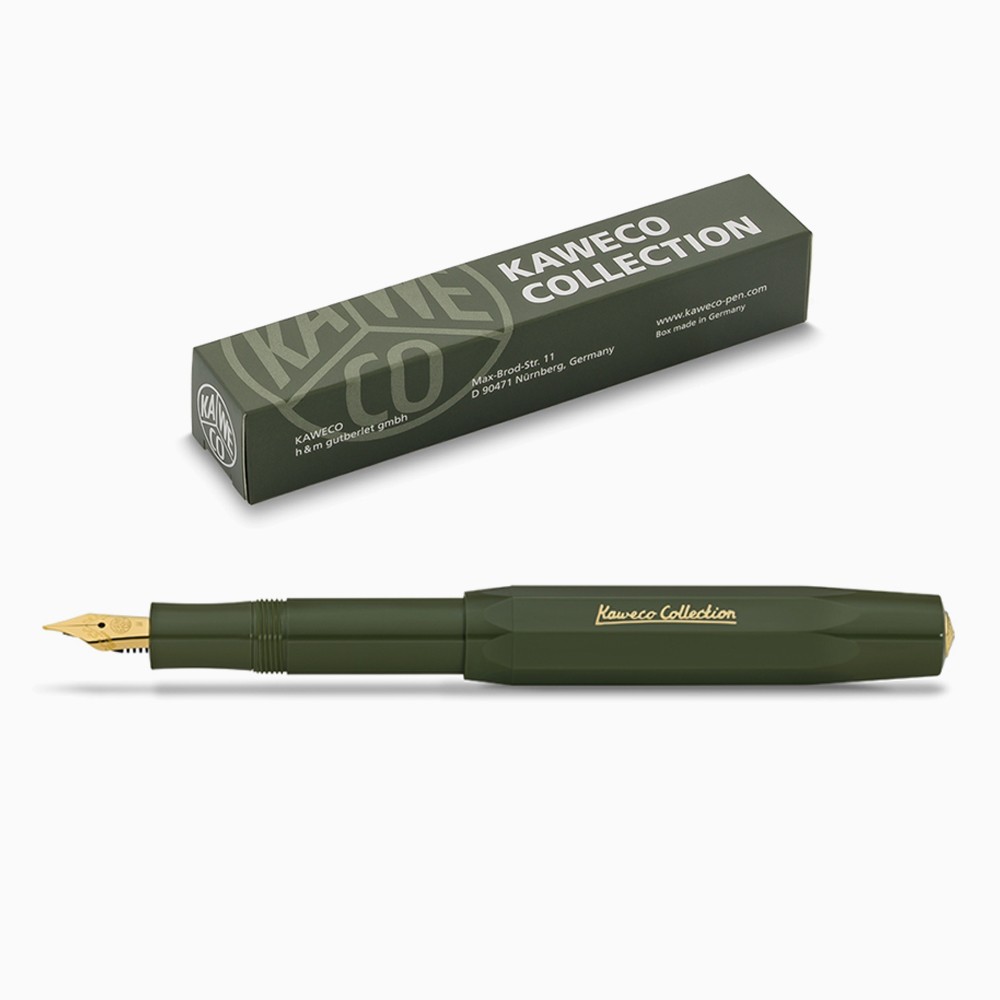 Olive Kaweco Sport fountain pen (limited edition)