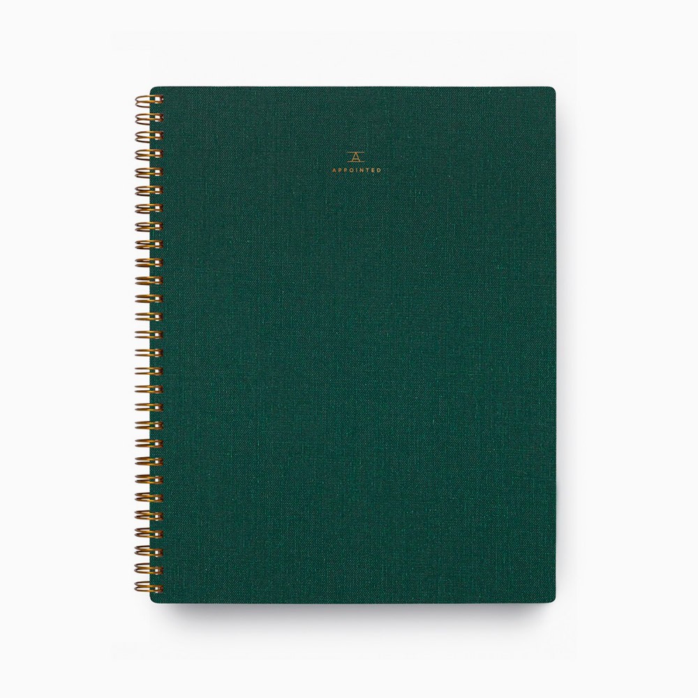 Appointed Notebook Hunter Green