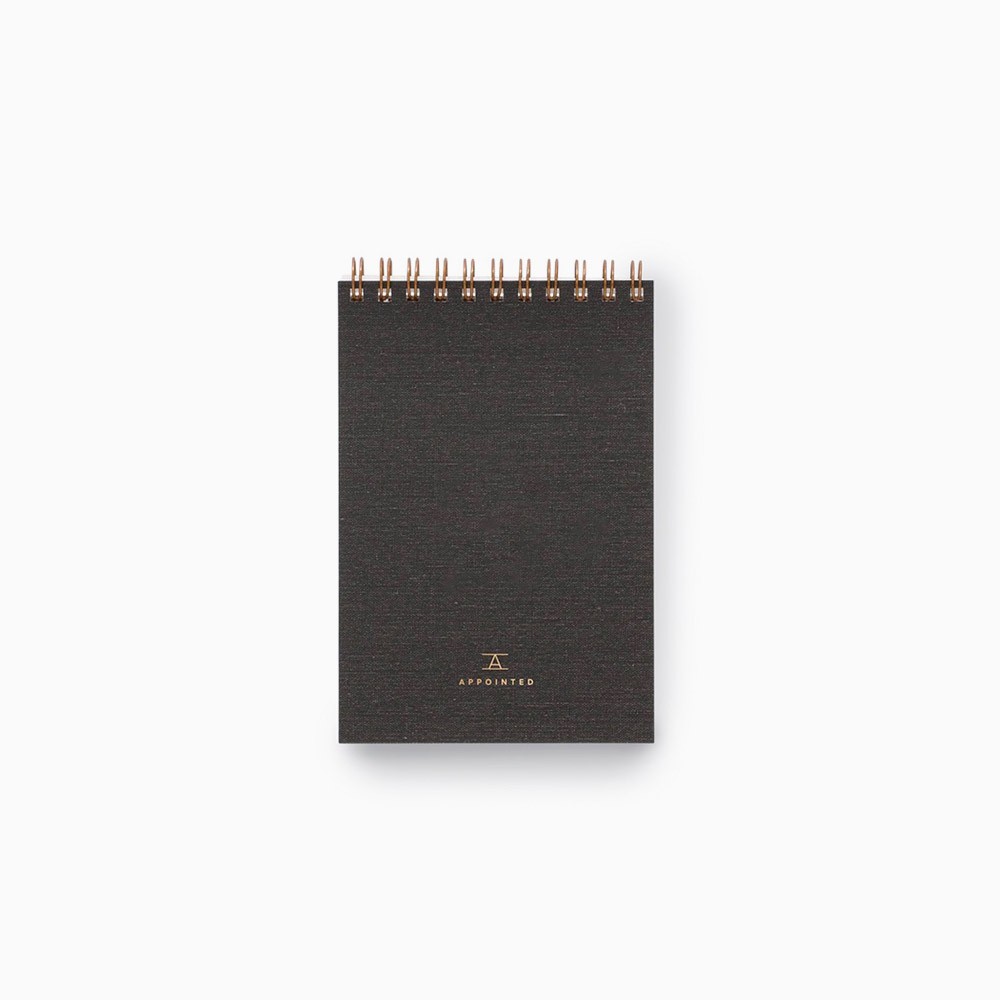 Bloc-notes de poche Charcoal grey - Appointed