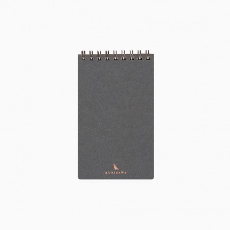 Bloc note de poche gris ardoise - Kunisawa