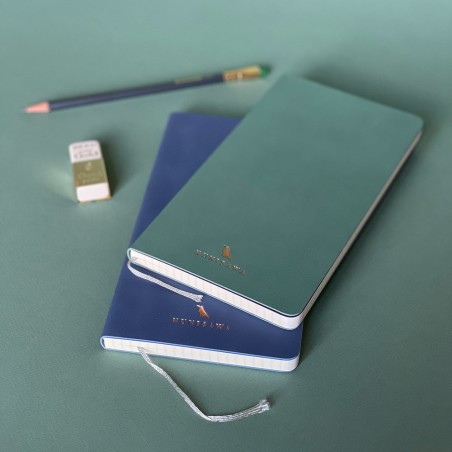 Find Flex Notebooks emerald green and Turkish blue - Kunisawa