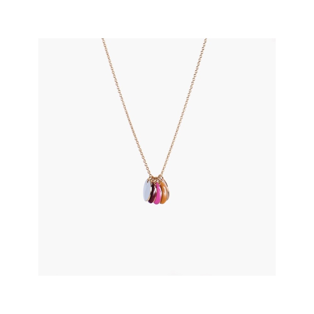 Collier Brooklyn fuchsia - Titlee Paris