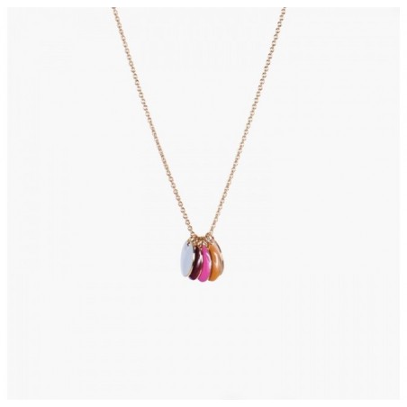 Collier Brooklyn fuchsia - Titlee Paris