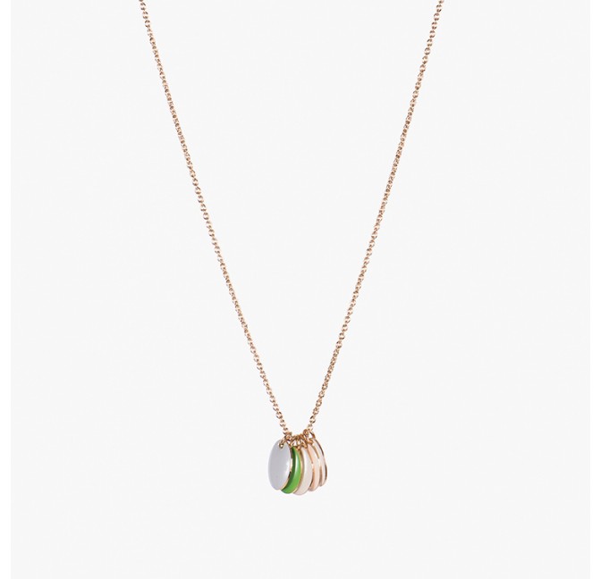 Brooklyn Necklace lime green - Titlee Paris