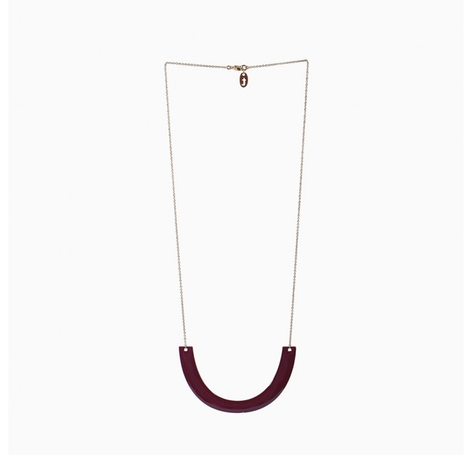 Manhattan Necklace garnet - Titlee Paris