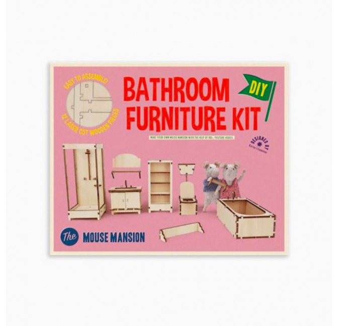 La Salle de Bain, kit de meubles à monter - The Mouse Mansion
