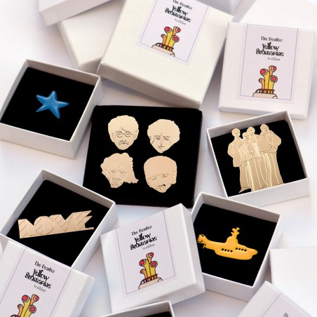 The Beatles brooches and lapel pin's - Titlee Paris x Yellow Submarine