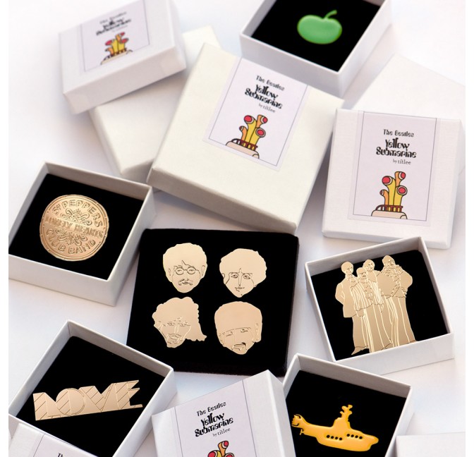 Broches et pins The Beatles - Titlee Paris x Yellow Submarine