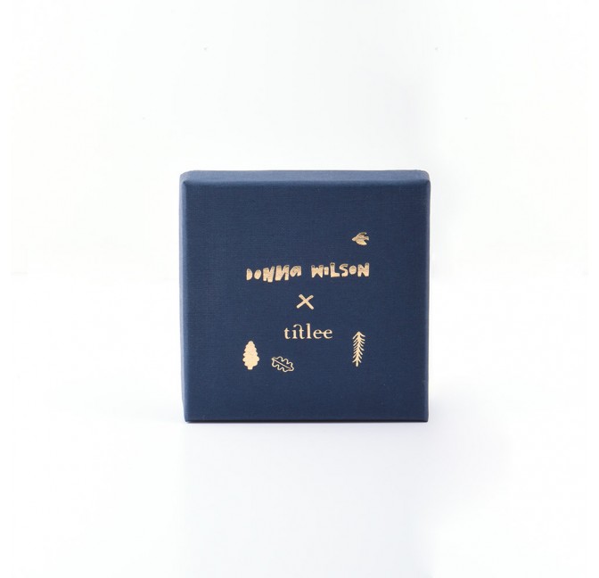 Exclusive gold and blue box - Titlee Paris x Donna Wilson