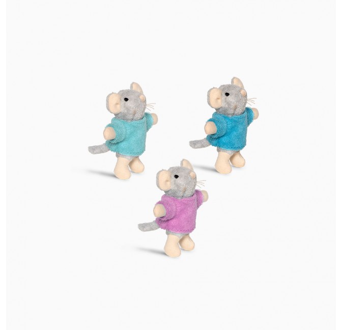 Triplets little mice dolls - The Mouse Mansion