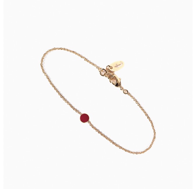 Barlow bracelet ruby red - Titlee Paris