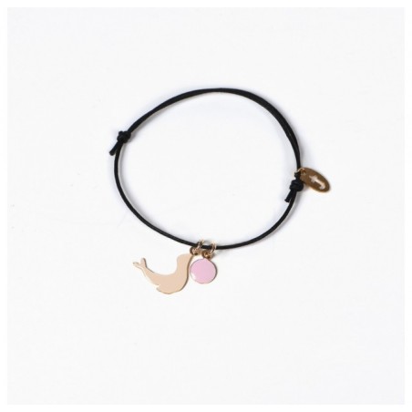 Sea Lion Bracelet - Off White/Pink - Titlee Paris