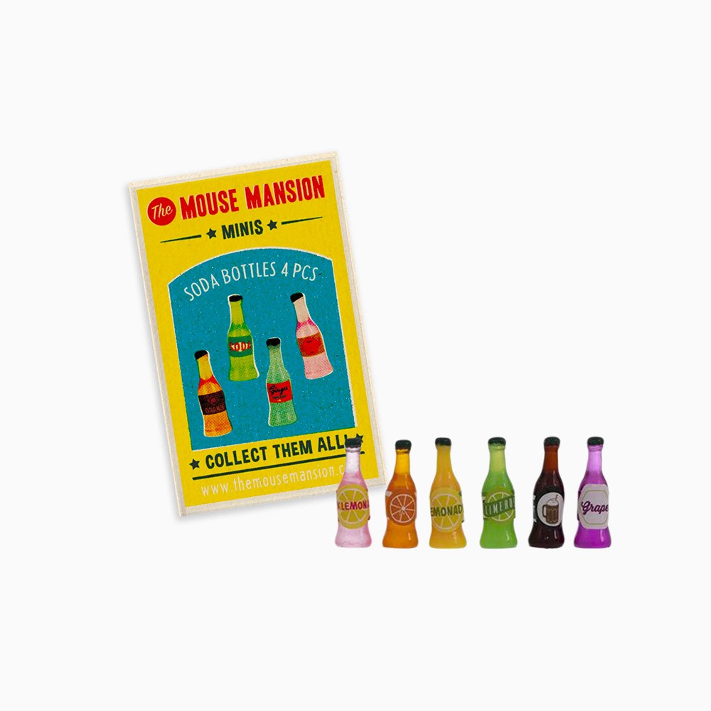 Minis soda bottles - The Mouse Mansion