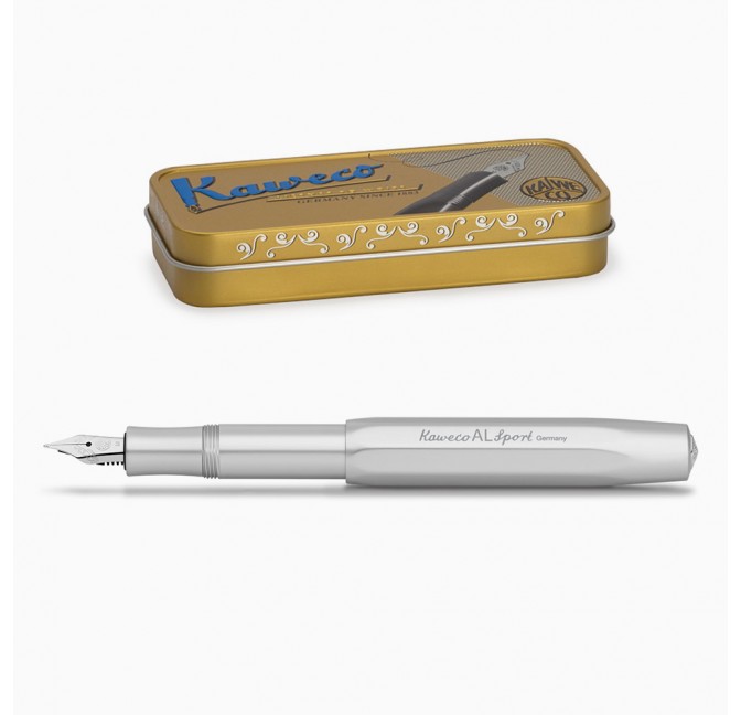 Silver Al Sport fountain pen