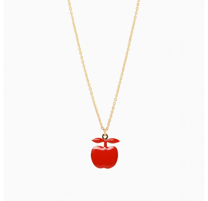 Amelia necklace poppy red - Titlee Paris