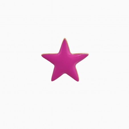 Star pin fuchsia - Titlee Paris