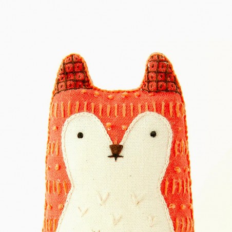 DIY embroidery starter kit Fox - Kiriki Press