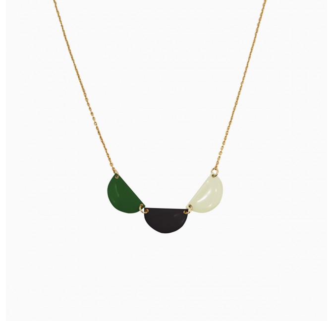 Gowanus necklace green-wasabi - Titlee Paris
