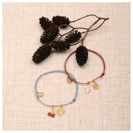 Acorn and Beetle bracelets - Titlee Paris x Lucille Michieli