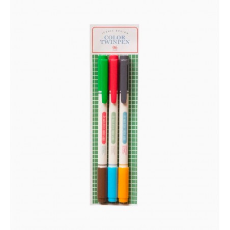 Color twin pens set - Iconic