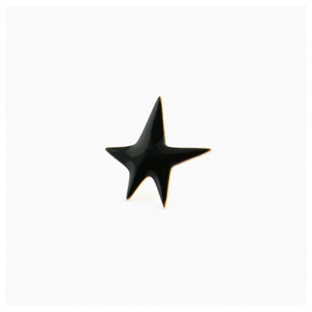 Pin's Star noir - Titlee Paris