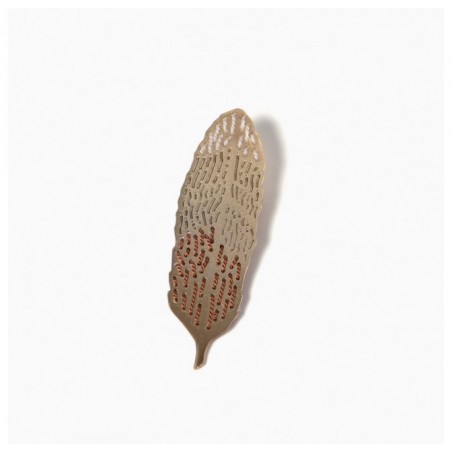 Feather Brooch - Titlee x Coral & Tusk