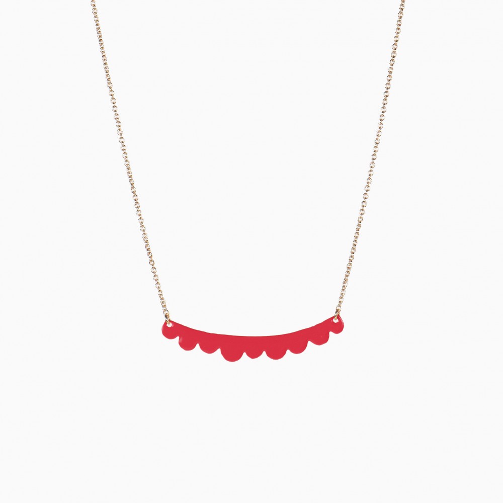 Collier Mulberry cerise - Titlee Paris