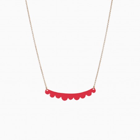 Collier Mulberry cerise - Titlee Paris