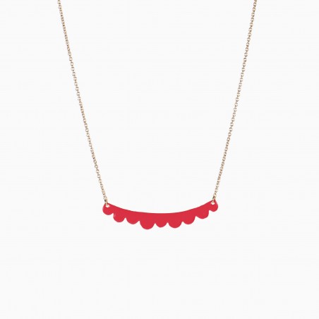 Mulberry necklace cherry red - Titlee Paris