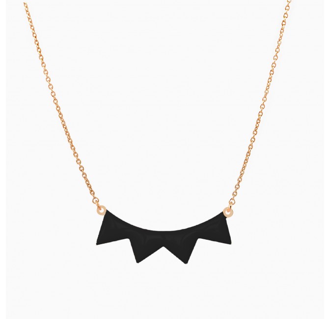 Riverdale necklace black - Titlee Paris