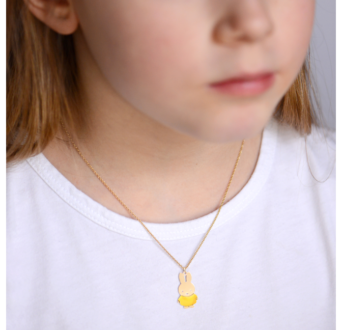 Miffy Necklace yellow - Titlee Paris x Miffy