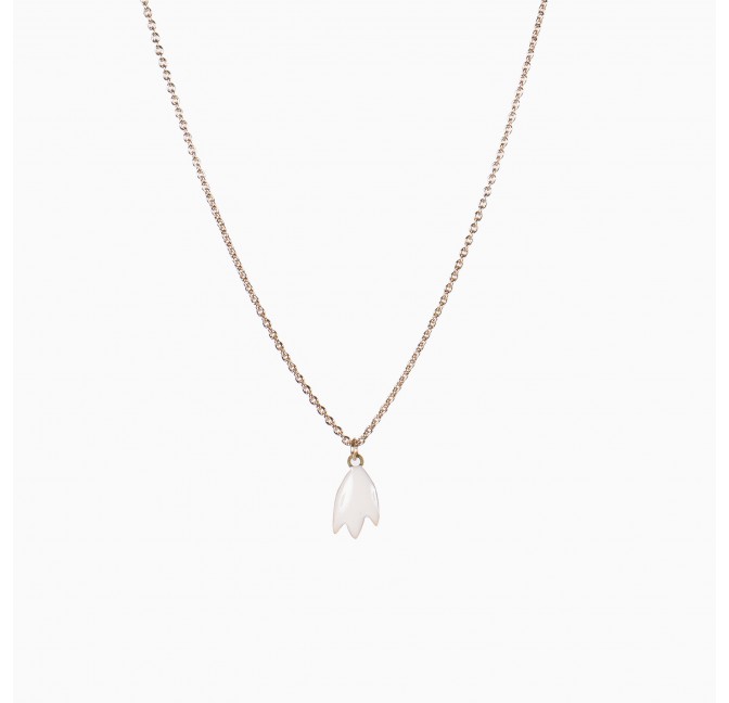 Blossom necklace off-white - Titlee Paris