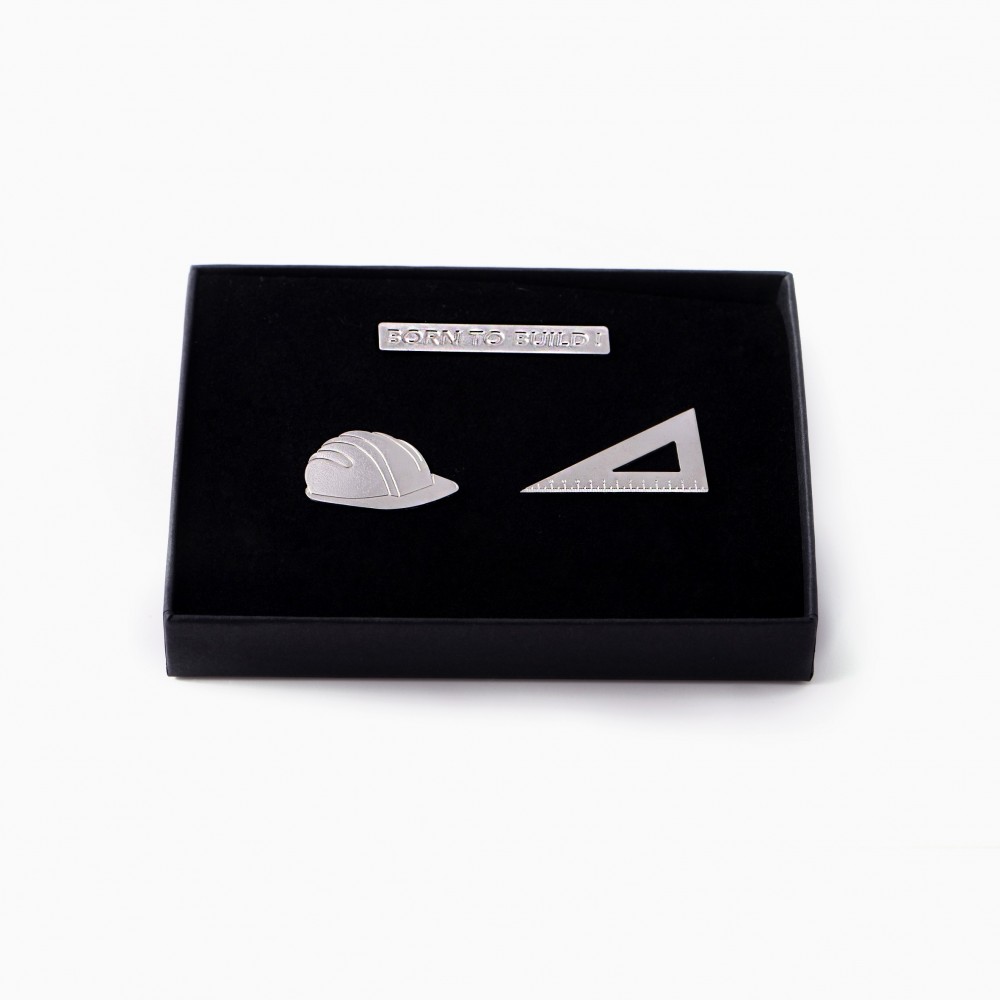 Set of 3 lapel pins Archicool - Titlee Paris x Cinqpoints