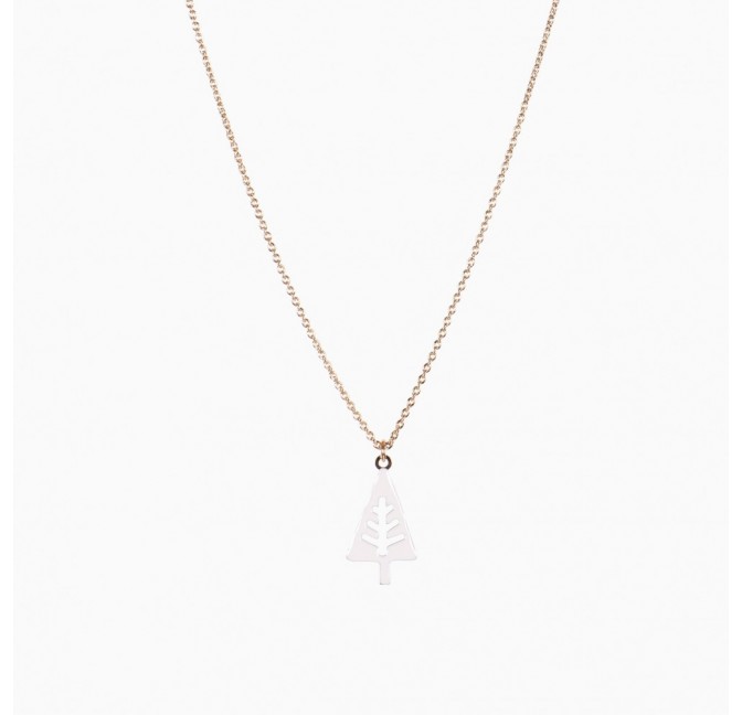 Finn necklace off-white - Titlee Paris