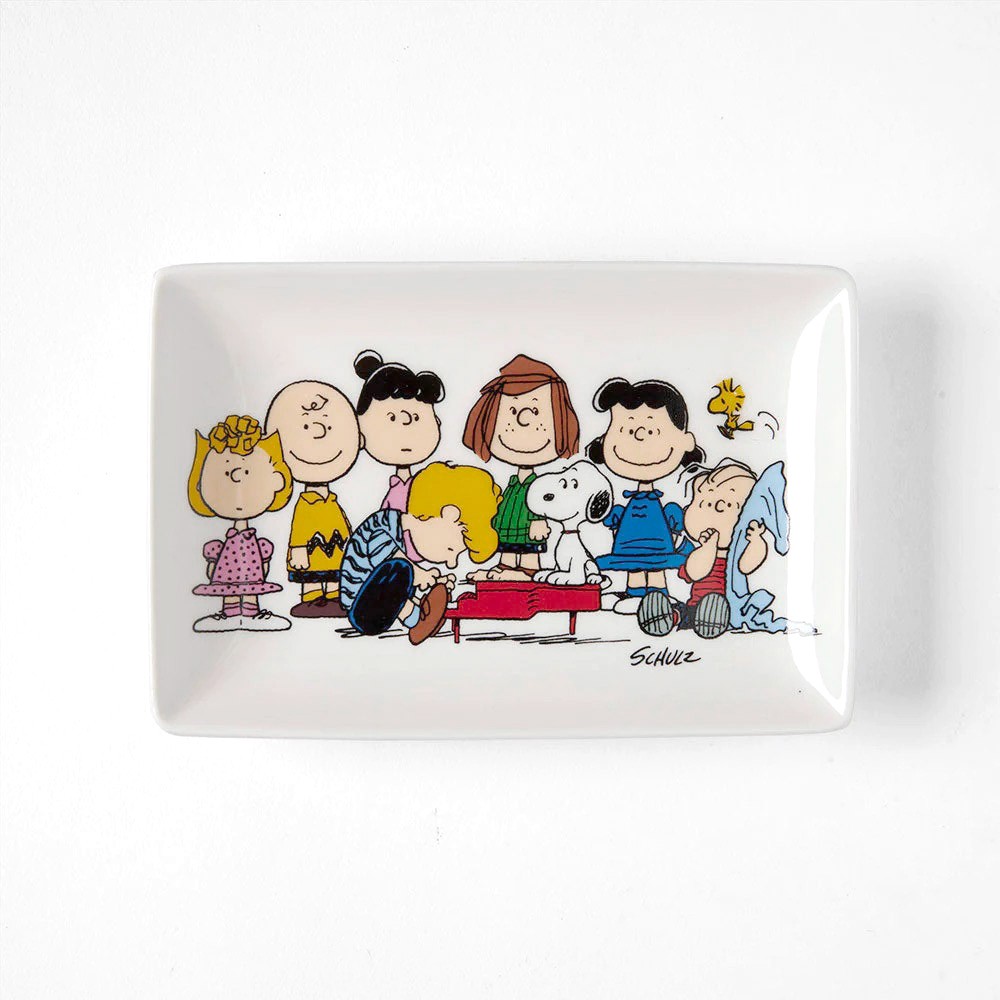 Petit plateau en porcelaine The Peanuts gang