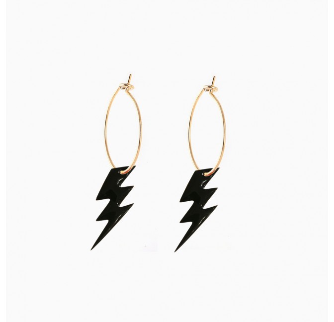 Sutter hoops black - Titlee Paris