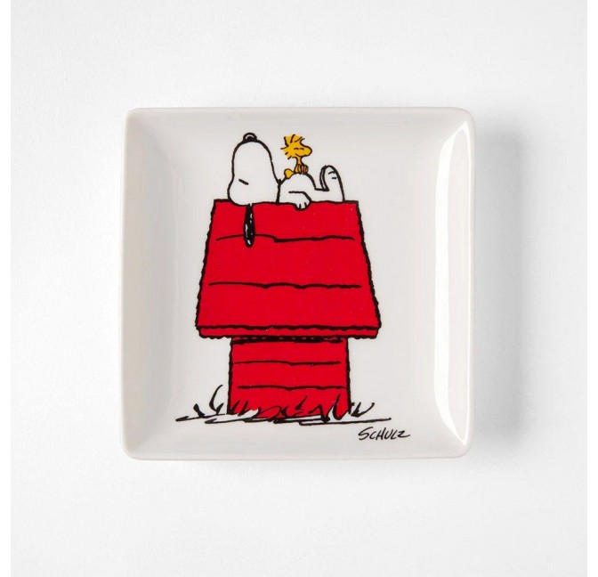 Petit plateau en porcelaine Snoopy house - Magpie